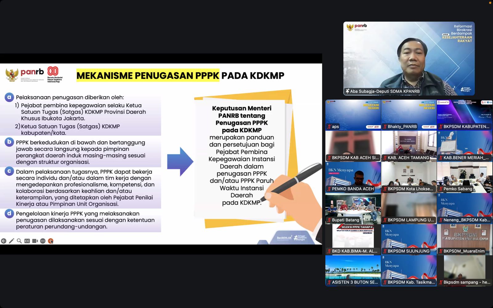 20250926 Sosialisasi Kebijakan Penugasan PPPK Instansi Daerah ke KDKMP 13