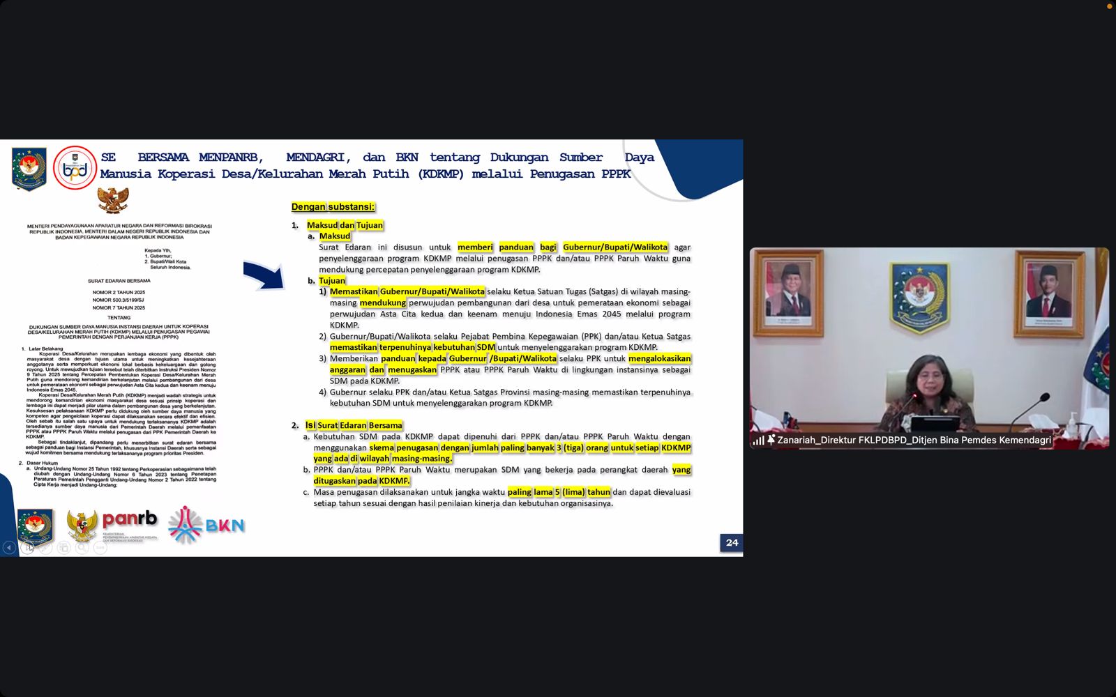 20250926 Sosialisasi Kebijakan Penugasan PPPK Instansi Daerah ke KDKMP 13