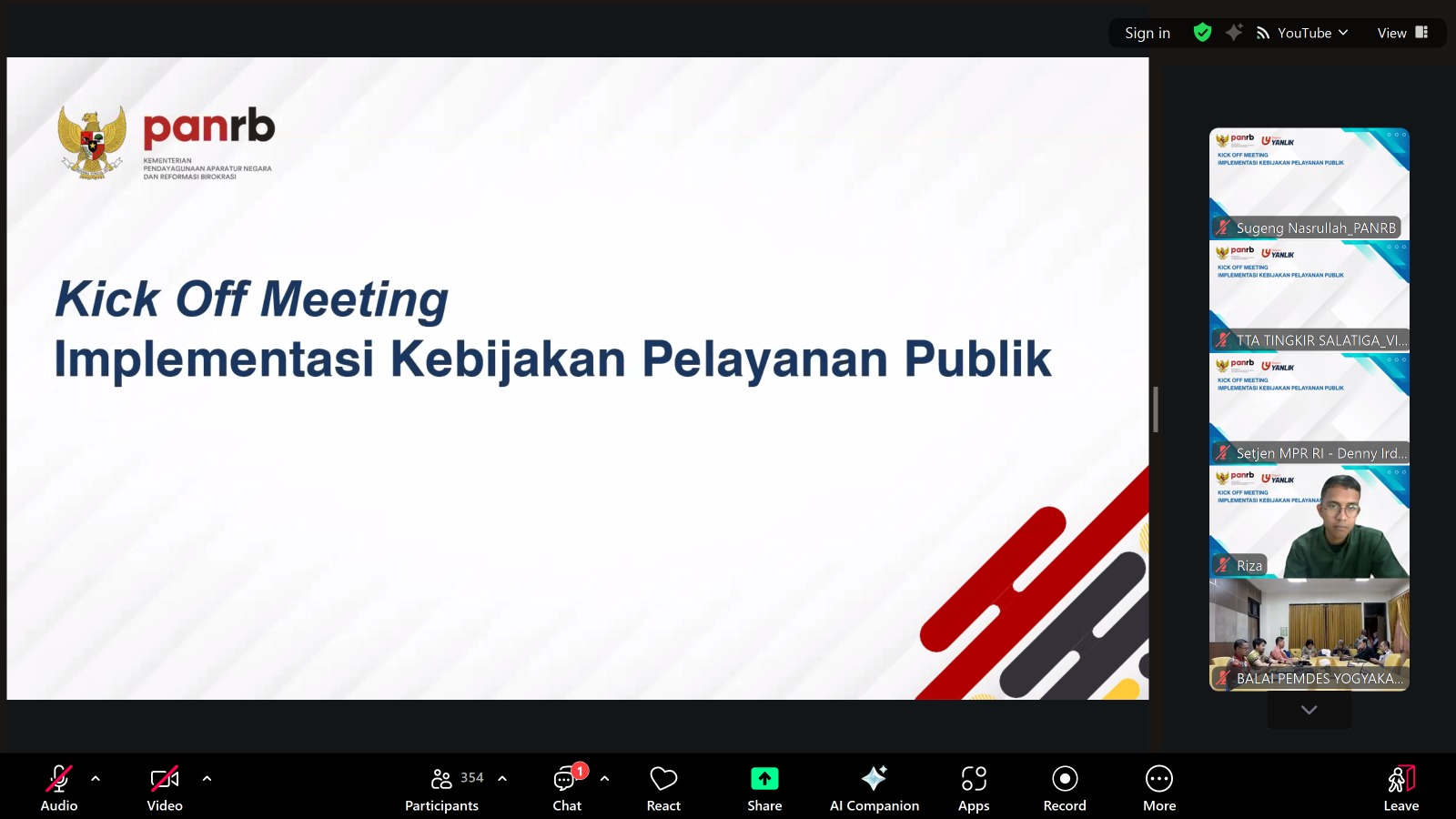 Lima Desain Pelayanan Prima Jadi Fokus Evaluasi Pelayanan Publik 2025