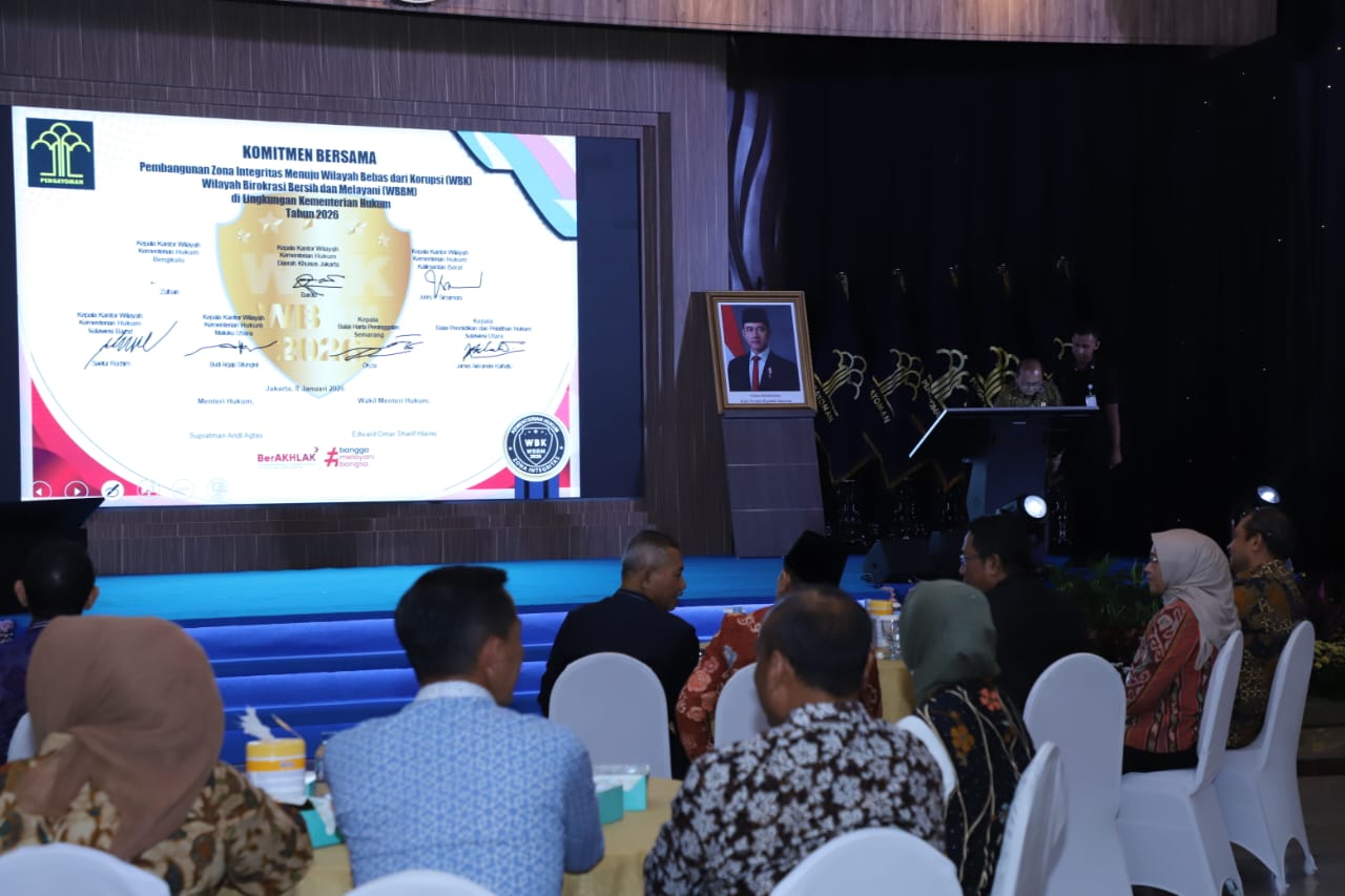 20260108 Penandatanganan Komitmen Bersama Pembangunan ZI dan Perjanjian Kinerja Kementerian Hukum 2025 14