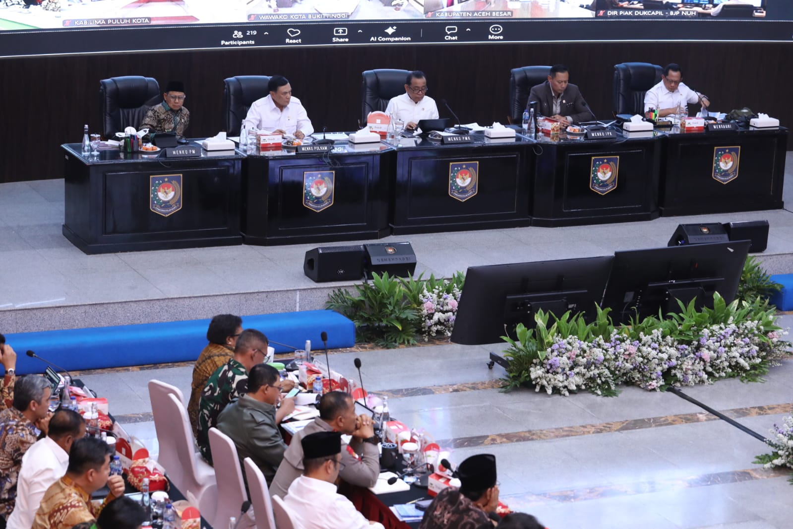 20260115 Rakor Satgas Percepatan Rehabilitasi dan Rekonstruksi Pasca Bencana di Wilayah Sumatra 14