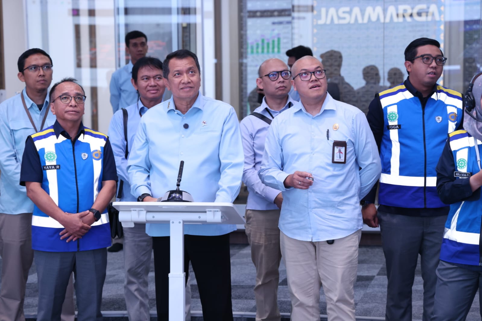 20260318 WAMEN Peninjauan Arus Mudik di Jasa Marga Tollroad Command Center 18