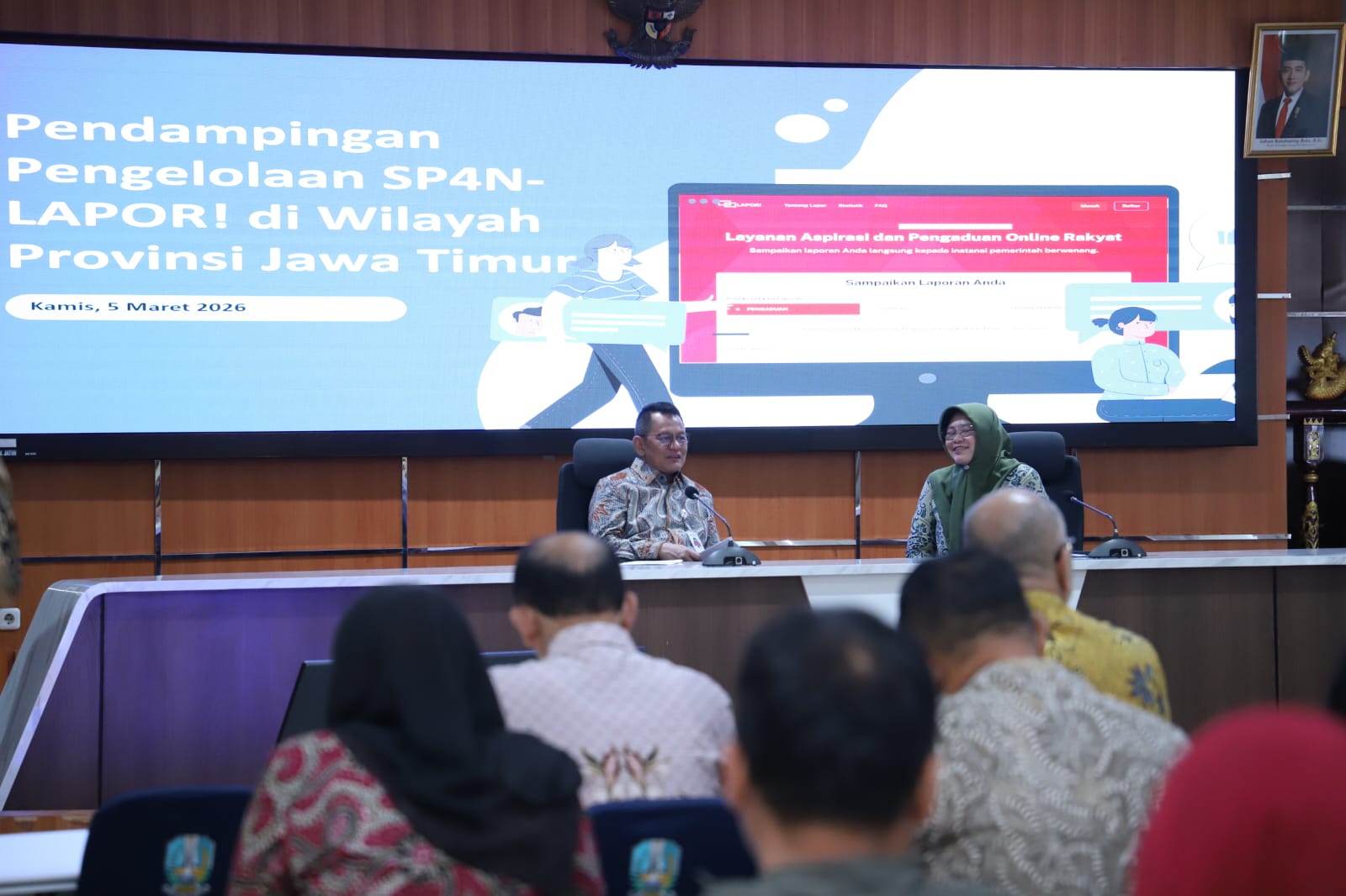 20260305 Pendampingan Pengelolaan SP4N LAPOR di Wilayah Provinsi Jawa Timur 9