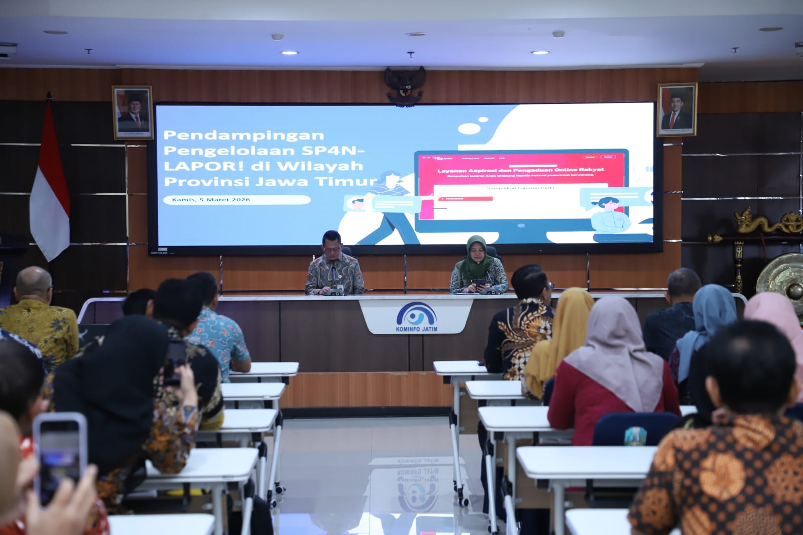 20260305 Pendampingan Pengelolaan SP4N LAPOR di Wilayah Provinsi Jawa Timur 9