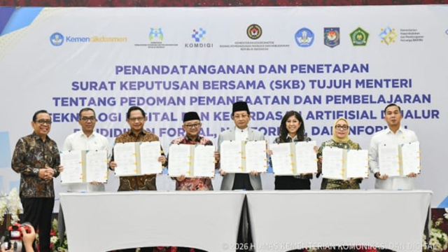 20260313 Pemerintah Terbitkan SKB Tujuh Menteri tentang Pemanfaatan AI dan Teknologi Digital di Dunia Pendidikan