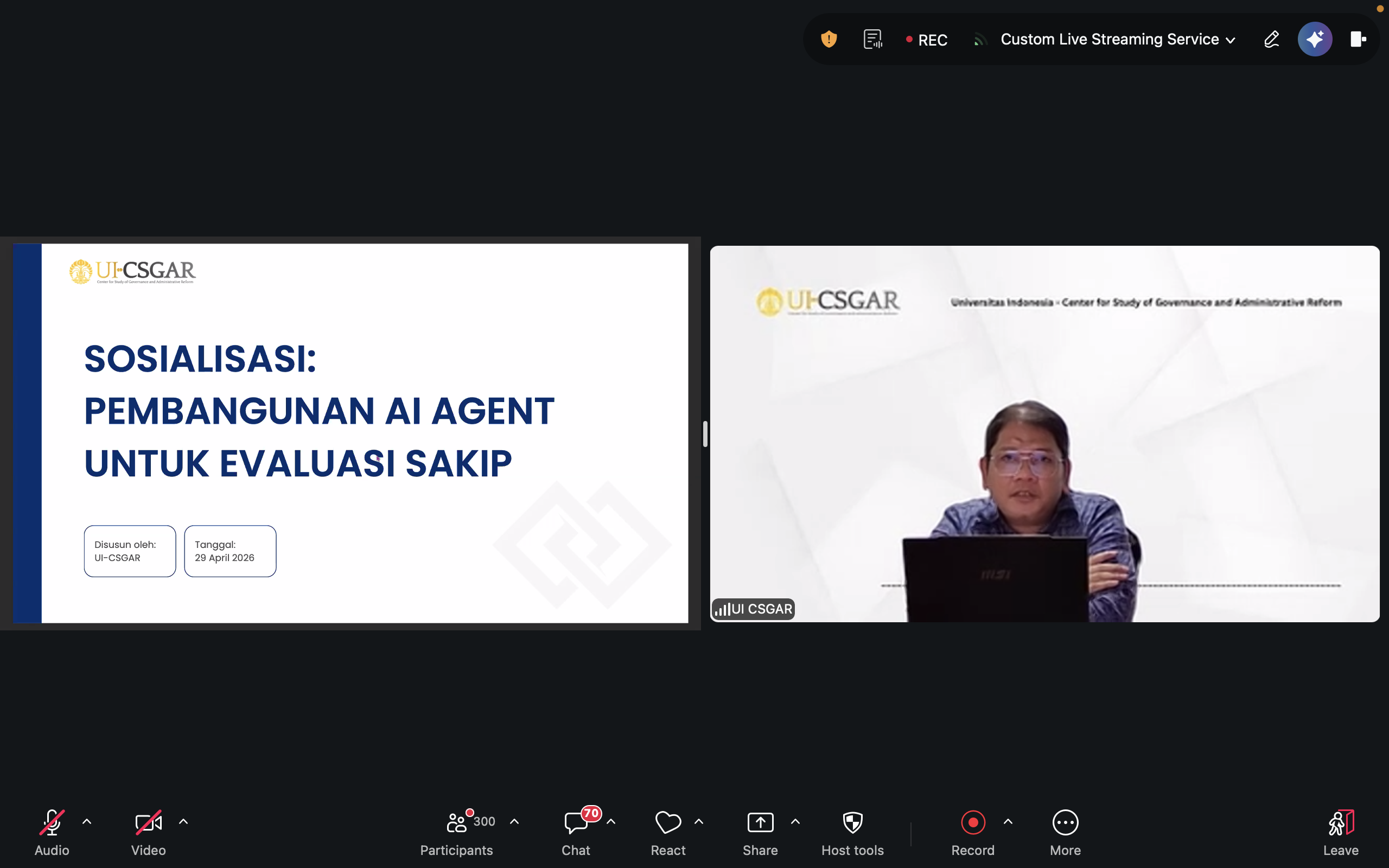 20260429 Sosialisasi Survei Kesiapan Pelaksanaan Evaluasi SAKIP Berbasis AI pada Instansi Pemerintah 1