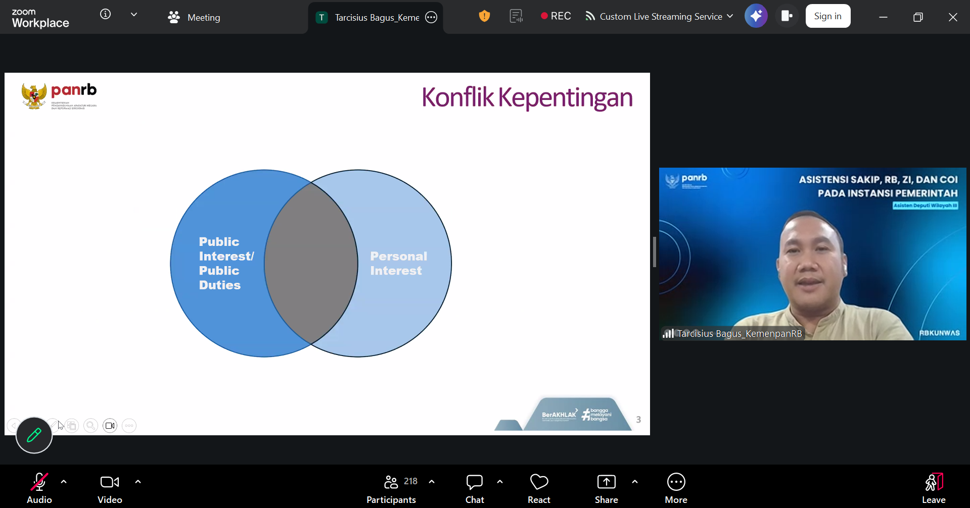 20260430 Asistensi RB SAKIP ZI dan Pengelolaan Konflik Kepentingan di Instansi Pemerintah 1