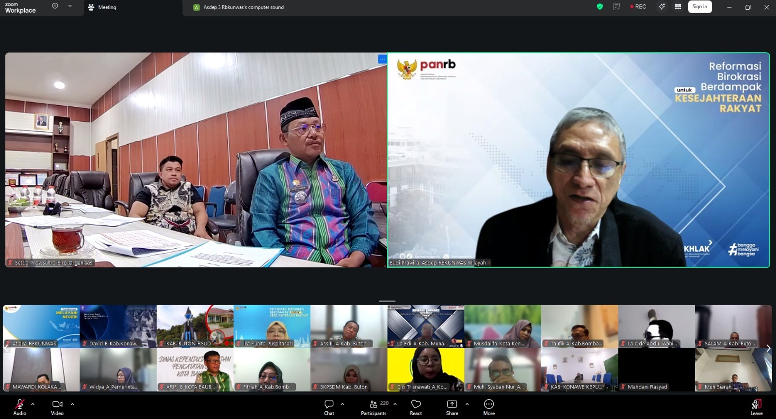 20260507 Asistensi RB SAKIP ZI dan CoI se Provinsi Sulawesi Tenggara10