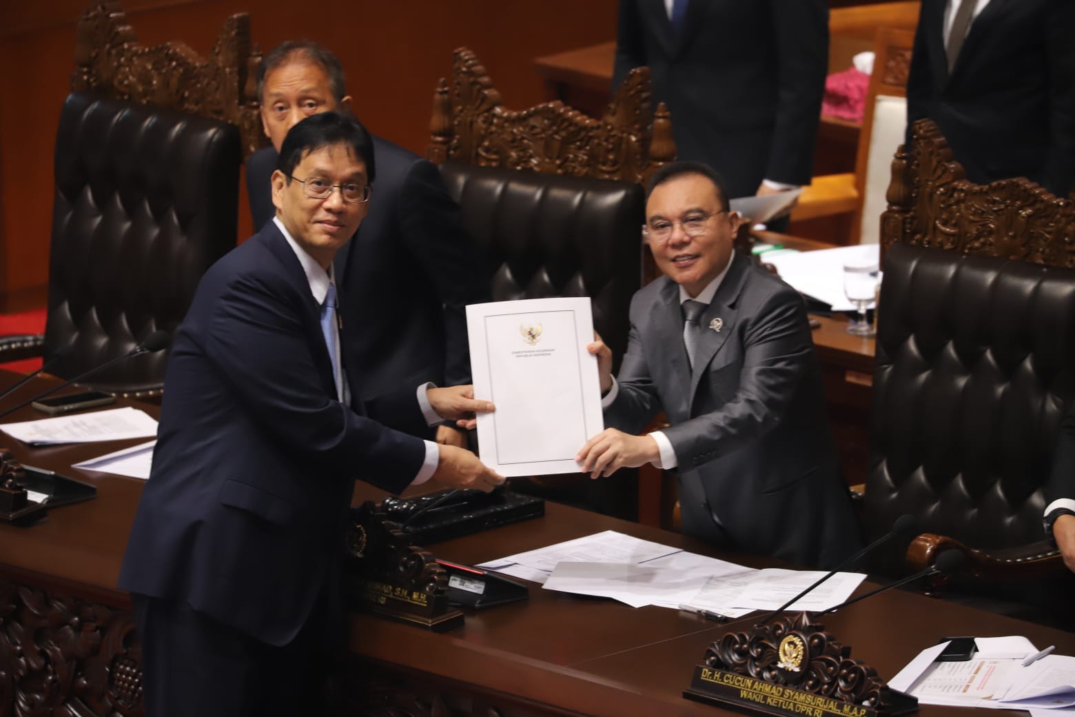 20260604 MENTERI Rapat Paripurna DPR RI ke 20 Masa Persidangan V Tahun Sidang 2025 2026 17