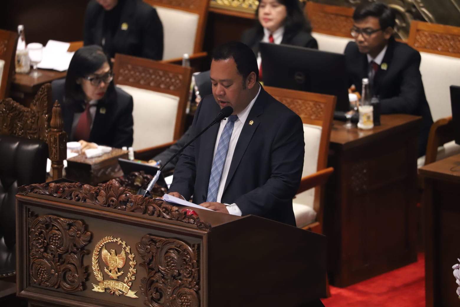 20260604 MENTERI Rapat Paripurna DPR RI ke 20 Masa Persidangan V Tahun Sidang 2025 2026 17