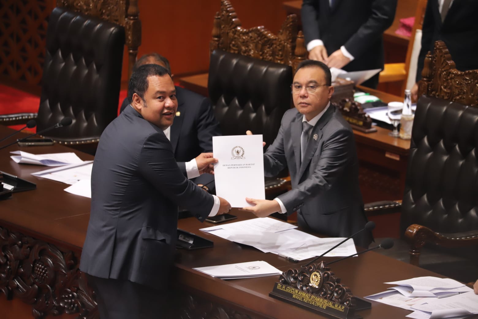 20260604 MENTERI Rapat Paripurna DPR RI ke 20 Masa Persidangan V Tahun Sidang 2025 2026 17