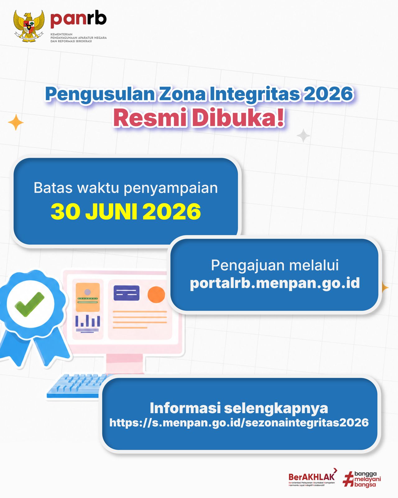 20260610 Pengusulan Zona Integritas 2026 Dimulai Ayo Cermati Persyaratannya 1