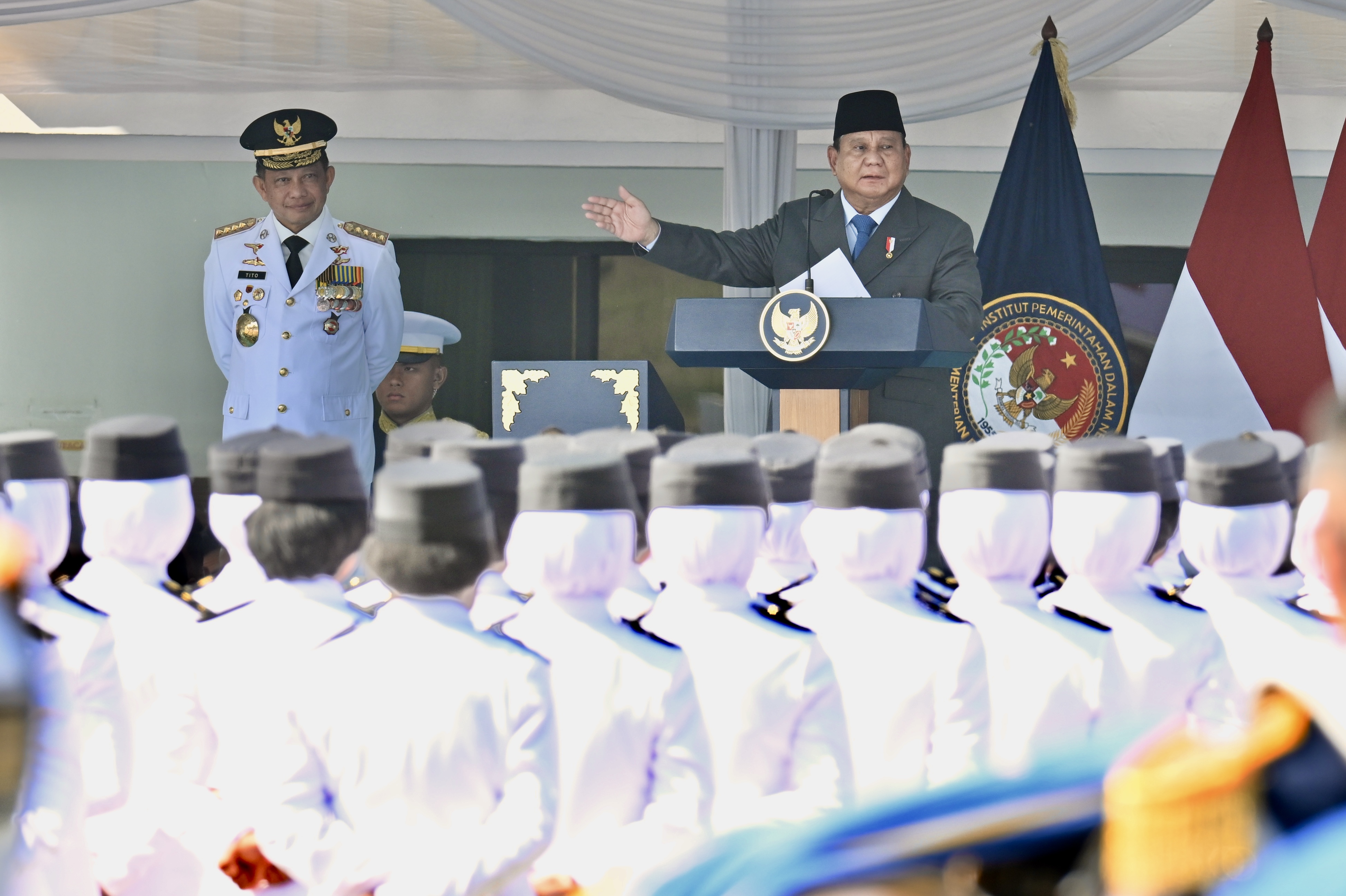 20260729 MENTERI Upacara Pelantikan Pamong Praja Muda Angkatan XXXIII IPDN Tahun 2026 18