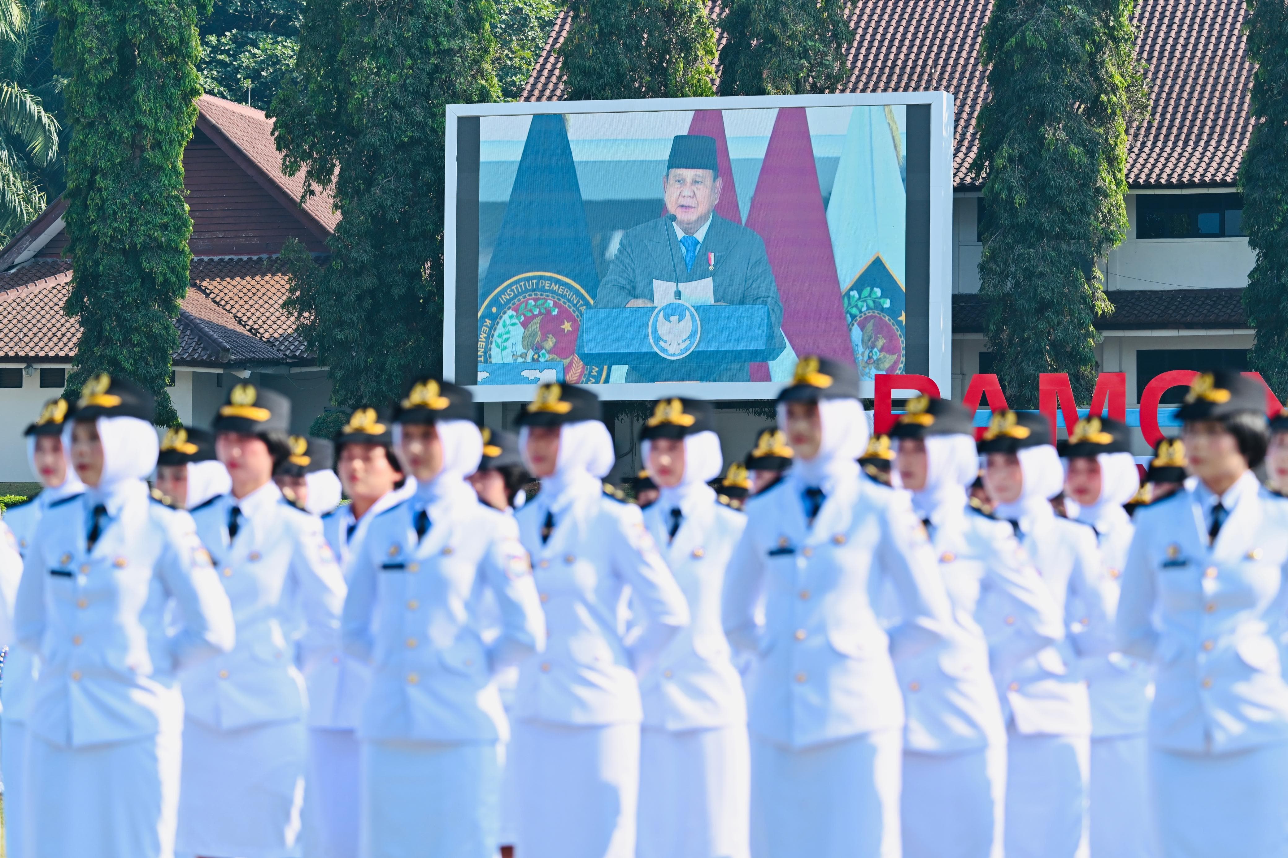 20260729 MENTERI Upacara Pelantikan Pamong Praja Muda Angkatan XXXIII IPDN Tahun 2026 18
