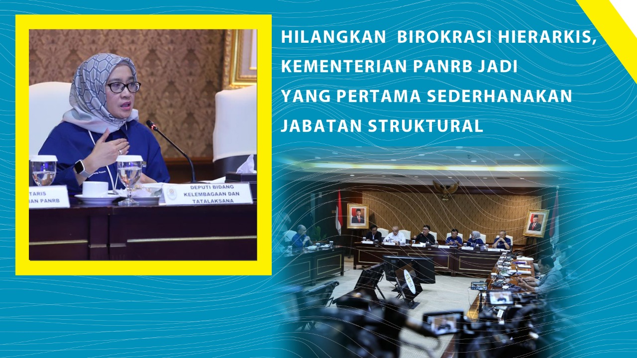 20191031 Hilangkan Birokrasi Hierarkis Kementerian PANRB Jadi yang Pertama Sederhanakan Jabatan Struktural